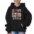 Back To School My 1st Day Of Kindergarten 2026 Bow Graphic Kid Hoodie Back To School My 1st Day Of Kindergarten 2026 Bow Graphic Kid Hoodie