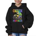 Back To School Boy Dinosaur I'm Ready To Crush First Grade Graphic Kid Hoodie Back To School Boy Dinosaur I'm Ready To Crush First Grade Graphic Kid Hoodie