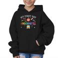 Back To School My First Day Of Kindergarten Boy Girl Graphic Kid Hoodie Back To School My First Day Of Kindergarten Boy Girl Graphic Kid Hoodie