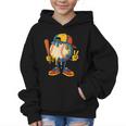 Baseball Ice Cream Drip Youth Back To School Baseball Stuff Graphic Kid Hoodie