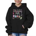 Battery Life Of An Attendance Clerk Back To School Graphic Kid Hoodie