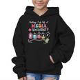 Battery Life Of A Media Specialist Back To School Graphic Kid Hoodie Battery Life Of A Media Specialist Back To School Graphic Kid Hoodie