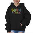 Bruh We Back Assistant Principal Back To School Groovy Graphic Kid Hoodie