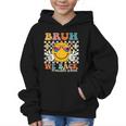 Bruh We Back Middle School Retro Back To School Boys Girls Graphic Kid Hoodie