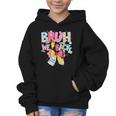 Bruh We Back Sixth Graders Back To School Coquette Bow Girl Graphic Kid Hoodie