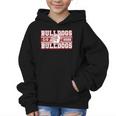 Bulldogs Class Of 2026 Back To School Senior Spirit M Graphic Kid Hoodie Bulldogs Class Of 2026 Back To School Senior Spirit M Graphic Kid Hoodie