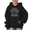 Bulldogs Tshirt Mascot Back To School Outfit Team Spirit Graphic Kid Hoodie Bulldogs Tshirt Mascot Back To School Outfit Team Spirit Graphic Kid Hoodie