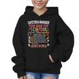 Cafeteria Manager School Cafeteria Crew Back To School Graphic Kid Hoodie