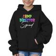 Camp Director Squad Counselor Camper Camping Back To School Graphic Kid Hoodie Camp Director Squad Counselor Camper Camping Back To School Graphic Kid Hoodie