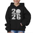 Class Of 2026 Volleyball Senior 2026 Back To School Graphic Kid Hoodie Class Of 2026 Volleyball Senior 2026 Back To School Graphic Kid Hoodie