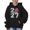 Class Of 2027 Cheer Red Senior 2027 Back To School Graphic Kid Hoodie