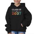 Class Of 2037 Grow With Me Back To School Pre-K 12th Grade Graphic Kid Hoodie Class Of 2037 Grow With Me Back To School Pre-K 12th Grade Graphic Kid Hoodie