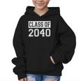 Class Of 2040 Senior Graduation Year Vintage Back To School Graphic Kid Hoodie