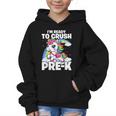 Crush Pre-K Girls Back To School Unicorn First Day Preschool Graphic Kid Hoodie