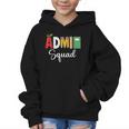 Cute Admin Squad Crew Team Back To School Office Staff Team Graphic Kid Hoodie Cute Admin Squad Crew Team Back To School Office Staff Team Graphic Kid Hoodie