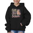 Cute Girl Back To School Capybara First Day Of School Kids Graphic Kid Hoodie