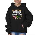 Cute Kindergarten Girl First Day Of School Back To School Graphic Kid Hoodie Cute Kindergarten Girl First Day Of School Back To School Graphic Kid Hoodie