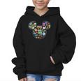 Disney Mickey And Friends Back To School Supplies Logo Fill Graphic Kid Hoodie