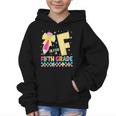 F Is For Fifth Grade Back To School Pencil Bow 5th Grade Kid Graphic Kid Hoodie F Is For Fifth Grade Back To School Pencil Bow 5th Grade Kid Graphic Kid Hoodie