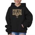 Fifth Grade Leopard Coquette Bow Back To School Women Girls Graphic Kid Hoodie Fifth Grade Leopard Coquette Bow Back To School Women Girls Graphic Kid Hoodie