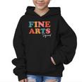 Fine Arts Squad Boho Cute Back To School Fine Arts Graphic Kid Hoodie Fine Arts Squad Boho Cute Back To School Fine Arts Graphic Kid Hoodie