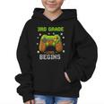 First Day Of 3rd Grade Level Begins Back To School Boy Graphic Kid Hoodie First Day Of 3rd Grade Level Begins Back To School Boy Graphic Kid Hoodie