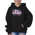 First Day Of 4th Grade Girls Coquette Bow Back To School Graphic Kid Hoodie