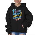 First Day Of First Grade Shirt Boys Girls Back To School Graphic Kid Hoodie First Day Of First Grade Shirt Boys Girls Back To School Graphic Kid Hoodie