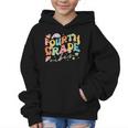 Fourth Grade Vibes 4th Grade Team Groovy Back To School Graphic Kid Hoodie