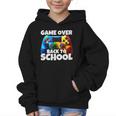 Game Over Back To School Gaming Controller Kids Gamer Graphic Kid Hoodie