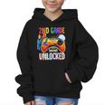 Gamer Back To School Gamepad 2nd Second Grade Level Unlocked Graphic Kid Hoodie Gamer Back To School Gamepad 2nd Second Grade Level Unlocked Graphic Kid Hoodie