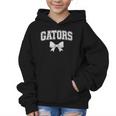 Gators High School Coquette Bow Gator Back To School Graphic Kid Hoodie Gators High School Coquette Bow Gator Back To School Graphic Kid Hoodie