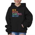 Gen Z Back To School New Grade Same Rizz No Cap Graphic Kid Hoodie
