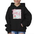 Girls Pre-K Coquette Bow Pink Preppy Back To School Graphic Kid Hoodie Girls Pre-K Coquette Bow Pink Preppy Back To School Graphic Kid Hoodie
