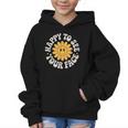 Happy Face Daisy Flower Retro Back To School Cute Graphic Graphic Kid Hoodie Happy Face Daisy Flower Retro Back To School Cute Graphic Graphic Kid Hoodie