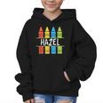Hazel Crayon Back To School Kids Graphic Kid Hoodie Hazel Crayon Back To School Kids Graphic Kid Hoodie