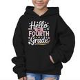 Hello Fourth Grade Back To School Girl Hearts Pink Bow Kids Graphic Kid Hoodie Hello Fourth Grade Back To School Girl Hearts Pink Bow Kids Graphic Kid Hoodie