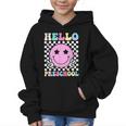 Hello Preschool Groovy Back To School Pre-K Team Girls Kids Graphic Kid Hoodie Hello Preschool Groovy Back To School Pre-K Team Girls Kids Graphic Kid Hoodie
