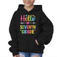 Hello Seventh 7TH Grade Back To School Kids Students Tee Graphic Kid Hoodie