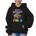 I'm Ready To Crush Pre-k Dinosaur Truck Back To School Boys Graphic Kid Hoodie I'm Ready To Crush Pre-k Dinosaur Truck Back To School Boys Graphic Kid Hoodie