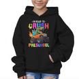 I'm Ready To Crush Preschool Dinosaur Truck Back To School Graphic Kid Hoodie I'm Ready To Crush Preschool Dinosaur Truck Back To School Graphic Kid Hoodie