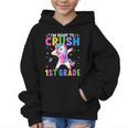 I'm Ready For First Grade Back To School 1st Grade Girls Graphic Kid Hoodie I'm Ready For First Grade Back To School 1st Grade Girls Graphic Kid Hoodie