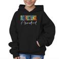 Instructional Assistant Tie Dye Back To School For Work Graphic Kid Hoodie Instructional Assistant Tie Dye Back To School For Work Graphic Kid Hoodie