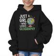 Just a Girl Who Loves Geography Back To School Kids Girls Graphic Kid Hoodie Just a Girl Who Loves Geography Back To School Kids Girls Graphic Kid Hoodie