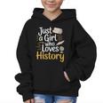 Just a Girl Who Loves History Cute Back To School Kids Girls Graphic Kid Hoodie Just a Girl Who Loves History Cute Back To School Kids Girls Graphic Kid Hoodie