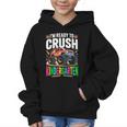 Kids Back To School I'm Ready To Crush Kindergarten For Boys Graphic Kid Hoodie Kids Back To School I'm Ready To Crush Kindergarten For Boys Graphic Kid Hoodie