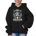 Kindergarten Back To School Rocket Blast Off Graphic Kid Hoodie