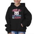 Kitten Back To School Girls Preschool Cat Lover Graphic Kid Hoodie Kitten Back To School Girls Preschool Cat Lover Graphic Kid Hoodie