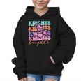Knights Mascot Back To School Spirit Sports Men Women Groovy Graphic Kid Hoodie