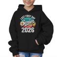 My Last First Day Senior 2026 Vintage Back To School Graphic Kid Hoodie
